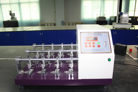 Ευκίνητη μηχανή έξι δοκιμής Flexometer δέρματος ελεγκτών αντίστασης Bally δέρματος σταθμός δώδεκα