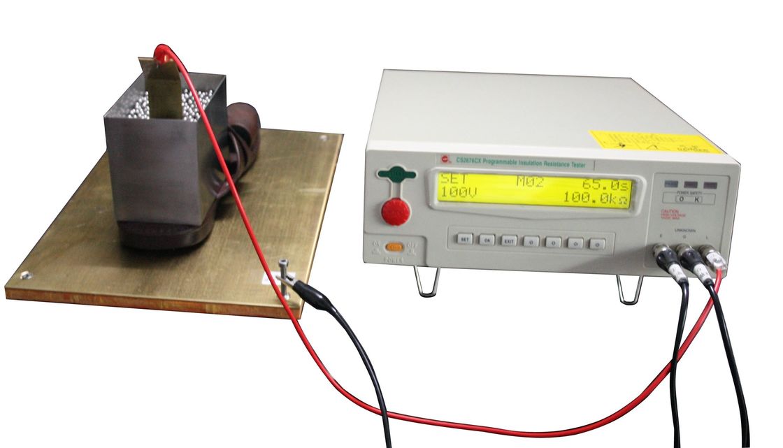 Φορητή ασφάλειας τυποποιημένη, ηλεκτρική αντίσταση ελεγκτών SATRA παπουτσιών αντιστατική TM93